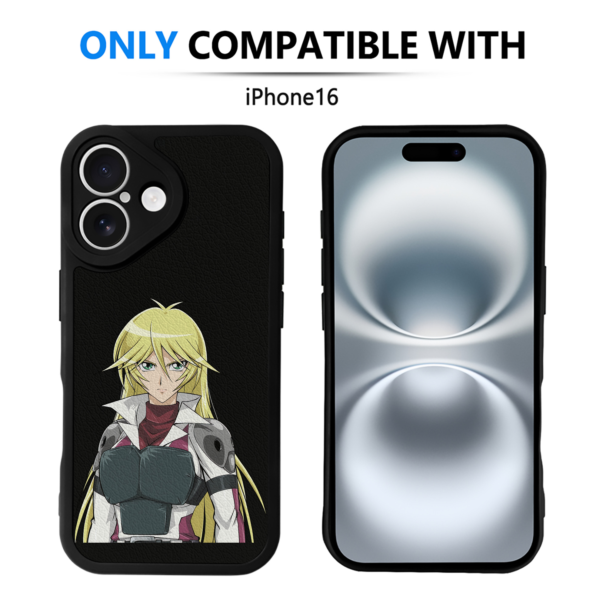 （画像用） 遊☆戯☆王 Yu-Gi-Oh! 【iPhone 16シリーズ対応】シリコンスマホケース（レザー調） 材質：シリコン